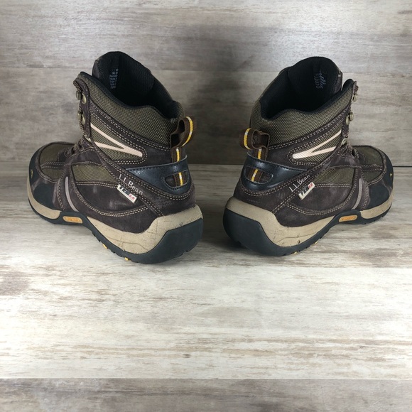 LL Bean Trail Hiking Boots Suede Tek 2.5 Waterproof Brown Men 9.5 - Picture 7 of 13